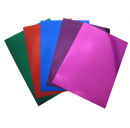 Color flat aluminum foil