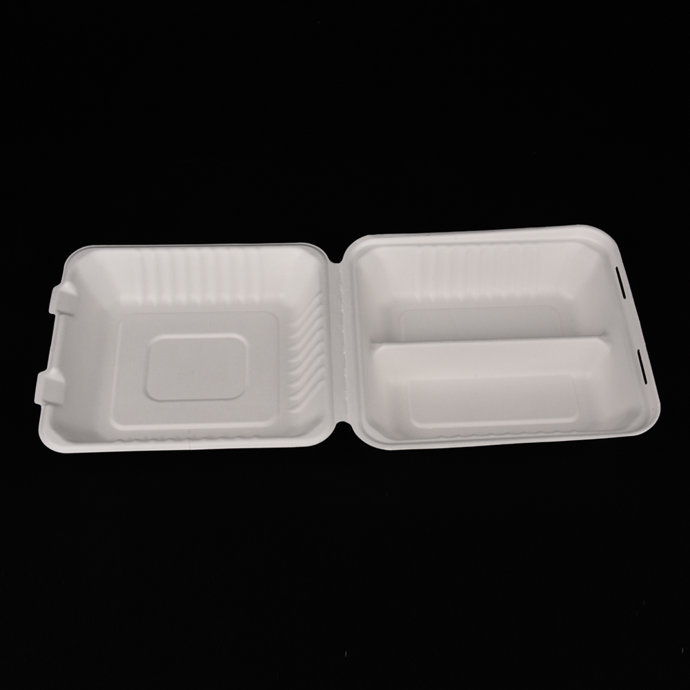 sugarcane bagasse  food container(lunch box/meal box/takeaway box)