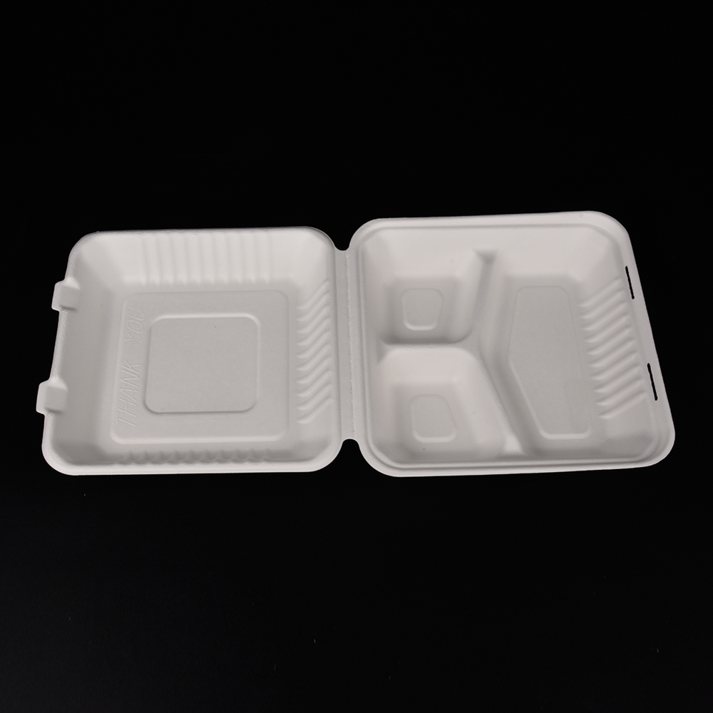 sugarcane bagasse  food container(lunch box/meal box/takeaway box)