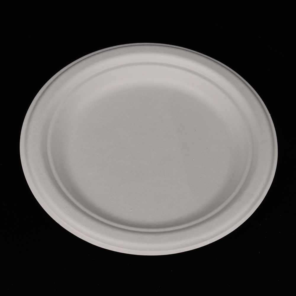 sugarcane bagasse round plate(tray)