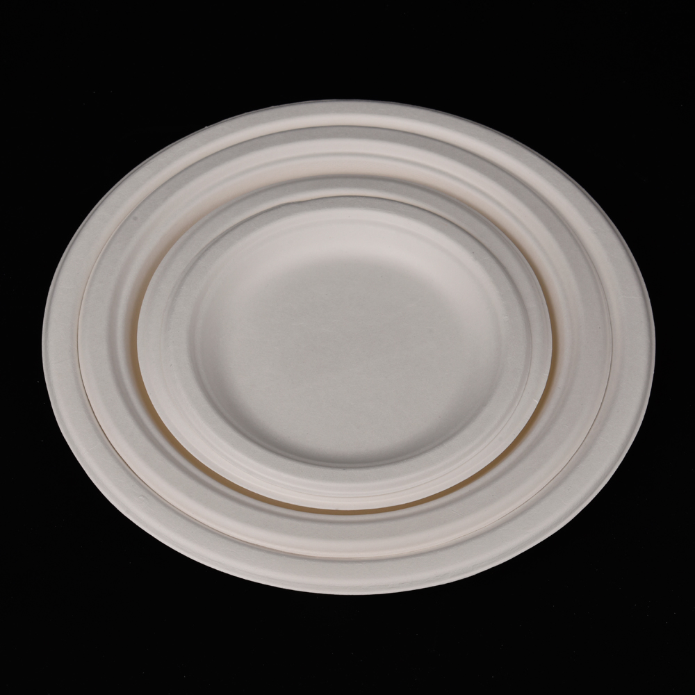 sugarcane bagasse round plate(tray)