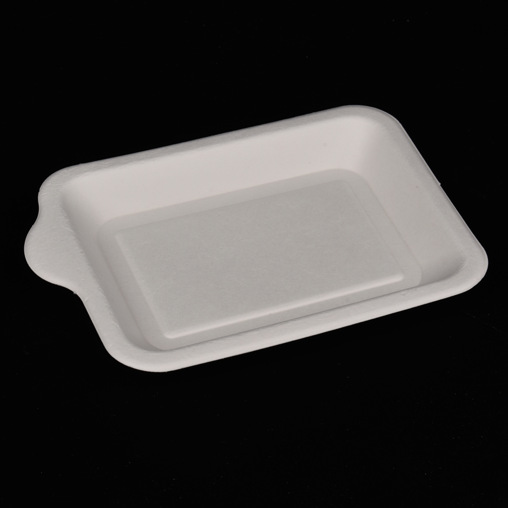 sugarcane bagasse cake plate