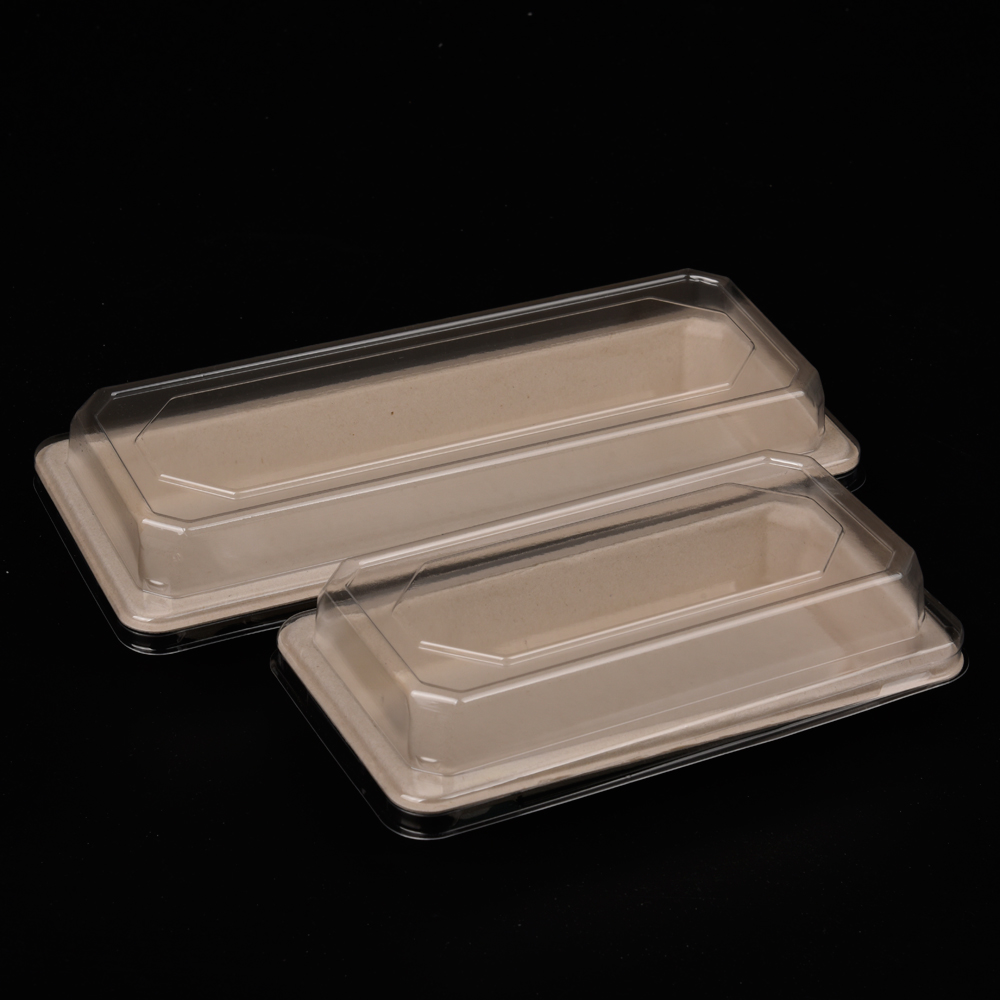 sugarcane bagasse sushi plate (tray)