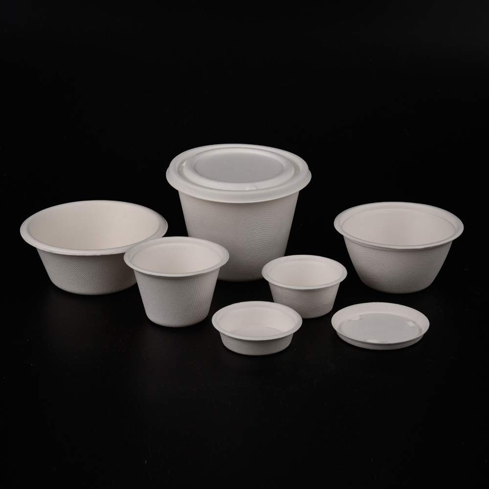 sugarcane bagasse sauce cup