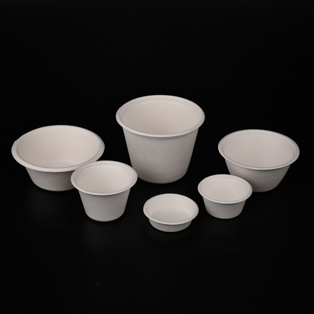 sugarcane bagasse sauce cup