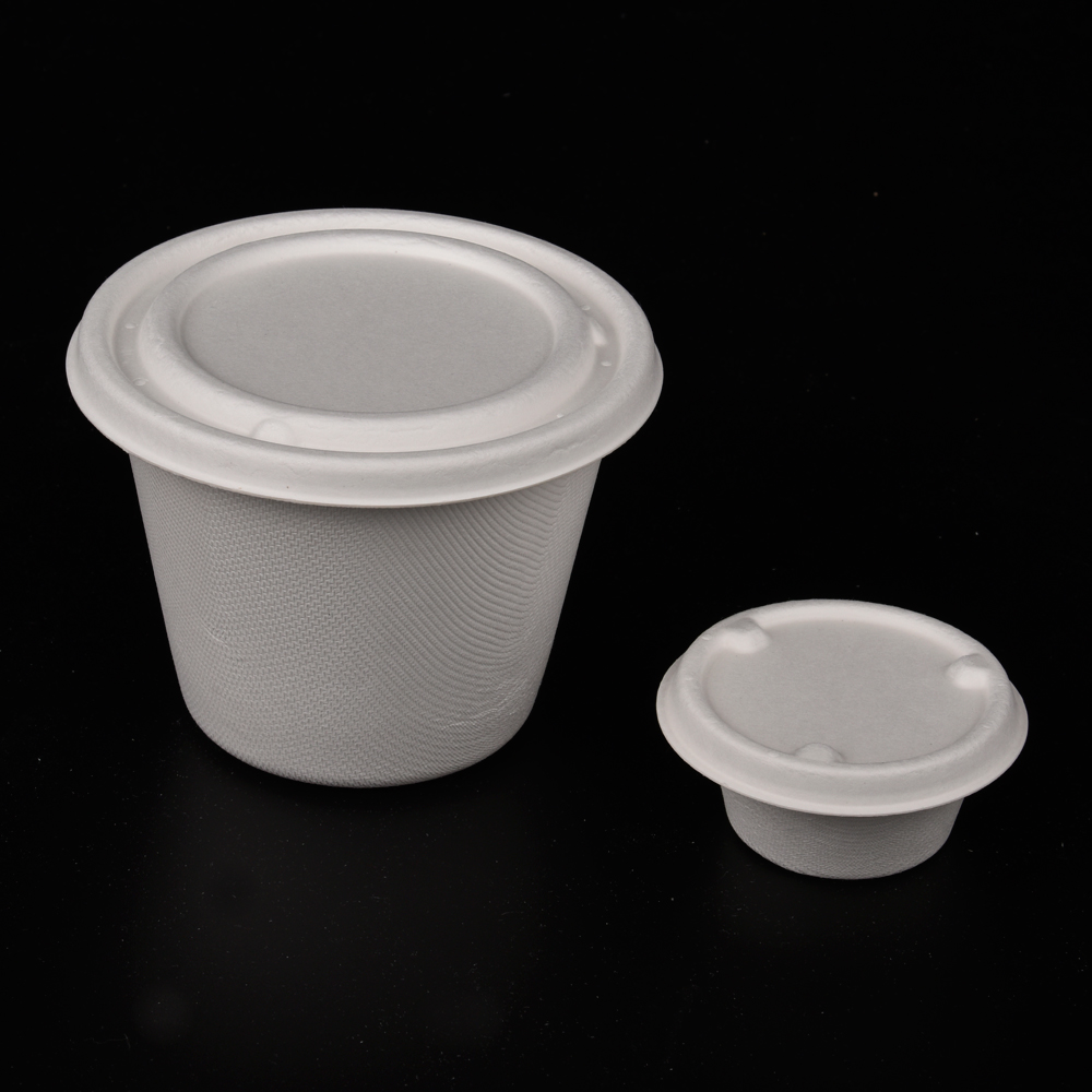 sugarcane bagasse sauce cup