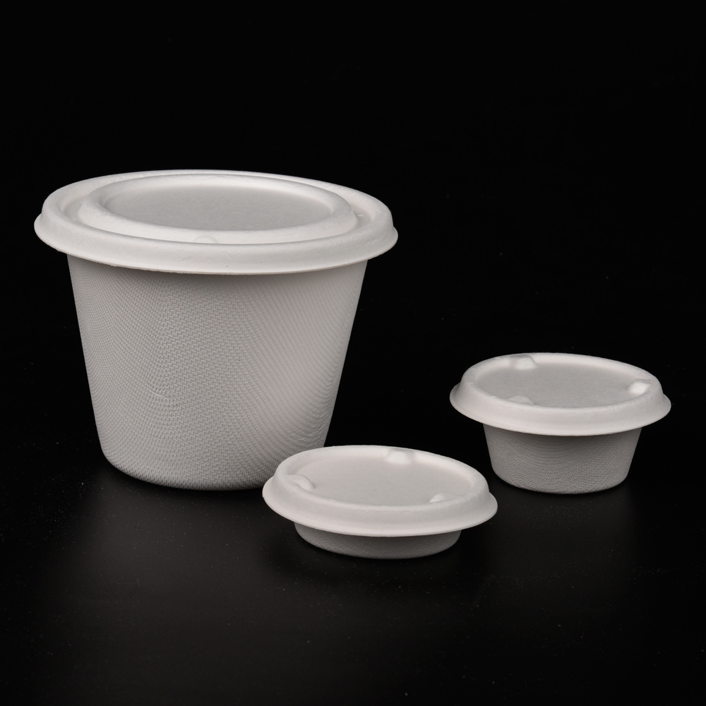 sugarcane bagasse sauce cup