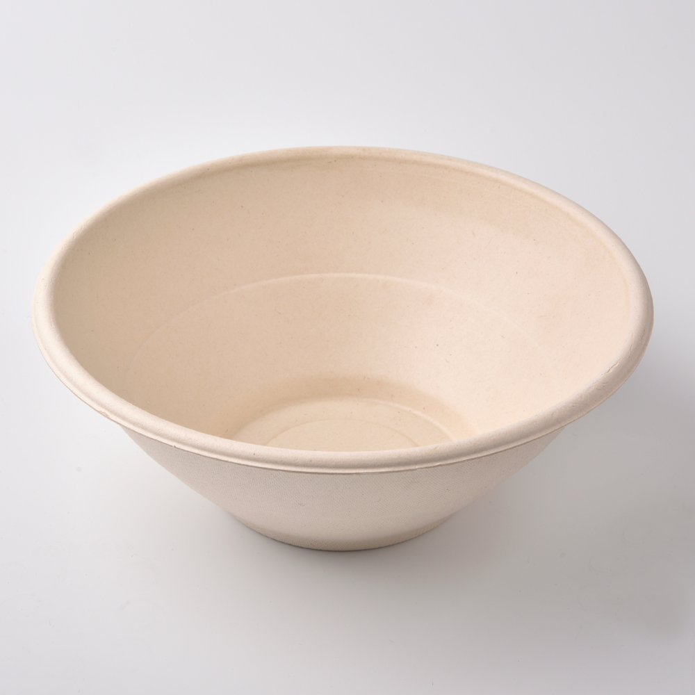 sugarcane bagasse round bowl