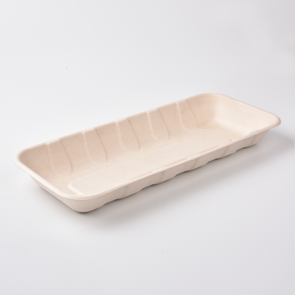 sugarcane bagasse square plate（tray）