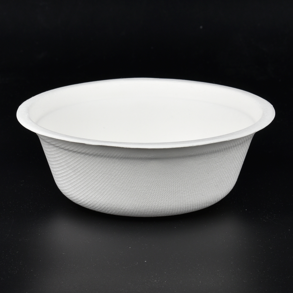 sugarcane bagasse round bowl